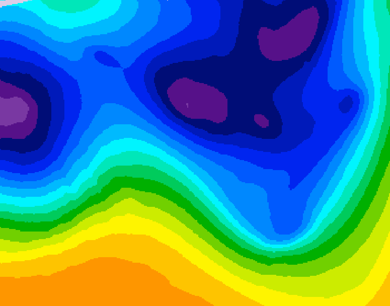 GDPS 500 millibar geopotential height 204 hour forecast chart for Canada based on 2026/03/14 0000Z data