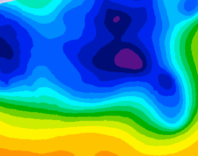 GDPS 500 millibar geopotential height 234 hour forecast chart for Canada based on 2026/03/14 0000Z data
