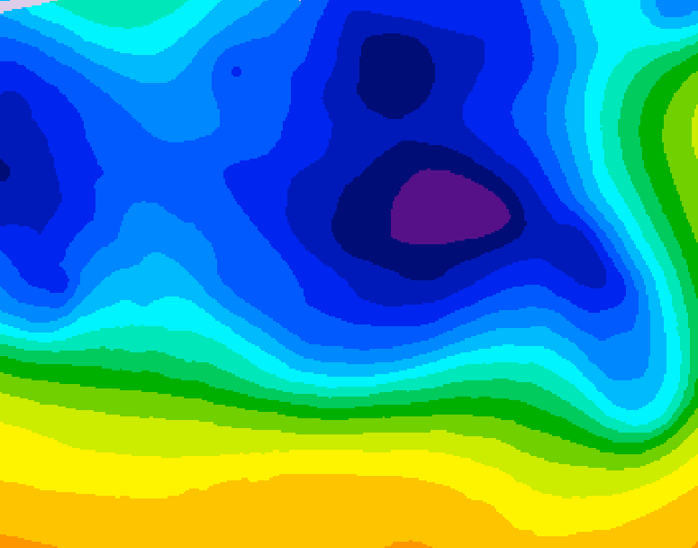 GDPS 500 millibar geopotential height 240 hour forecast chart for Canada based on 2026/03/14 0000Z data