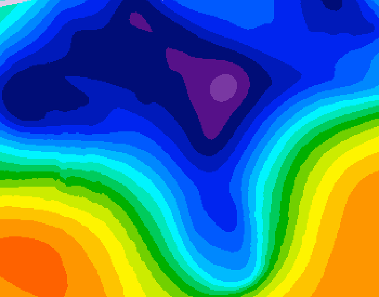 GDPS 500 millibar geopotential height 060 hour forecast chart for Canada based on 2026/03/14 1200Z data