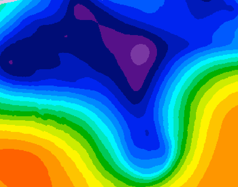 GDPS 500 millibar geopotential height 066 hour forecast chart for Canada based on 2026/03/14 1200Z data
