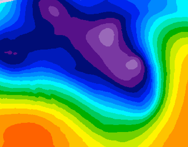 GDPS 500 millibar geopotential height 090 hour forecast chart for Canada based on 2026/03/14 1200Z data