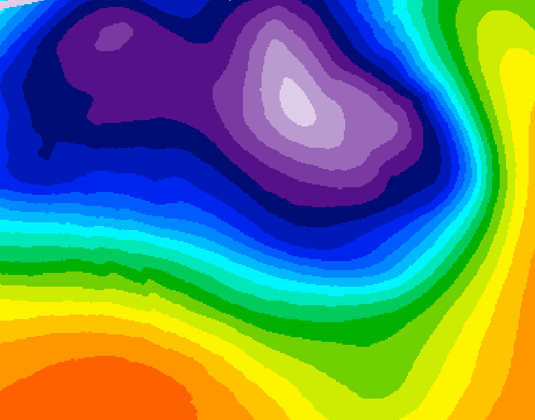GDPS 500 millibar geopotential height 108 hour forecast chart for Canada based on 2026/03/14 1200Z data