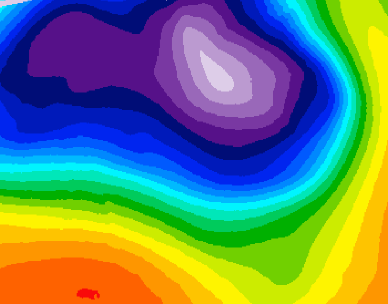 GDPS 500 millibar geopotential height 114 hour forecast chart for Canada based on 2026/03/14 1200Z data