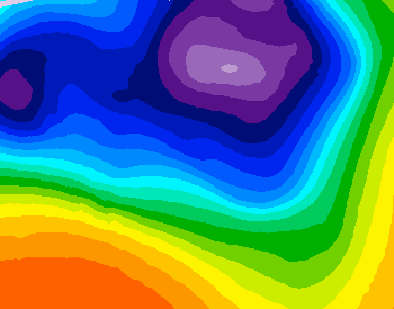 GDPS 500 millibar geopotential height 138 hour forecast chart for Canada based on 2026/03/14 1200Z data