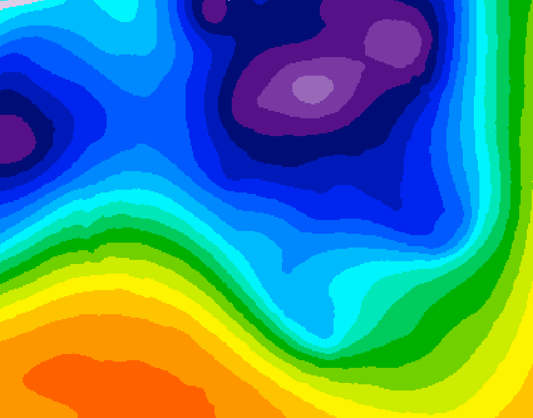 GDPS 500 millibar geopotential height 162 hour forecast chart for Canada based on 2026/03/14 1200Z data