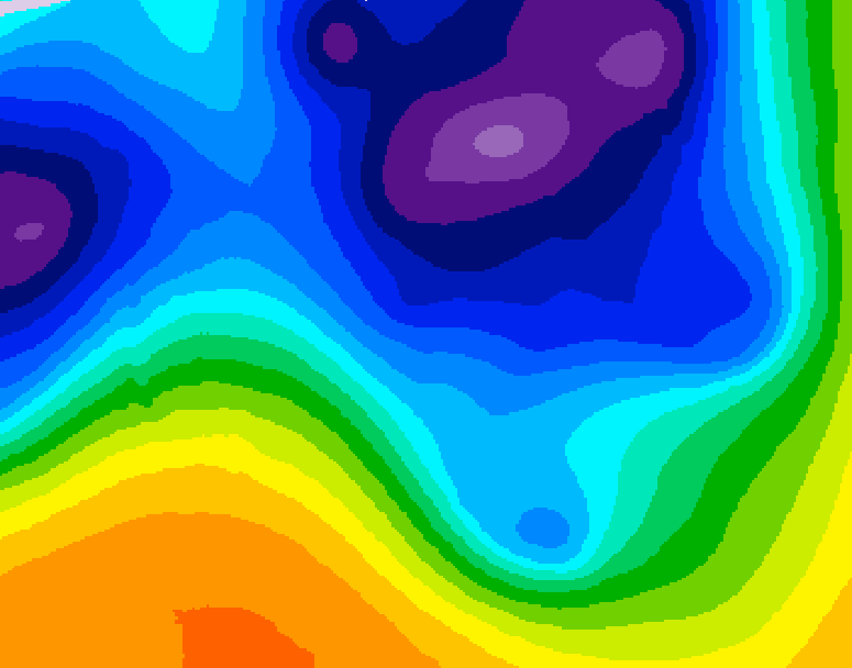 GDPS 500 millibar geopotential height 168 hour forecast chart for Canada based on 2026/03/14 1200Z data