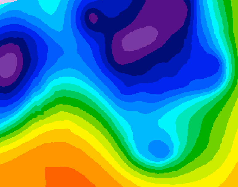 GDPS 500 millibar geopotential height 174 hour forecast chart for Canada based on 2026/03/14 1200Z data