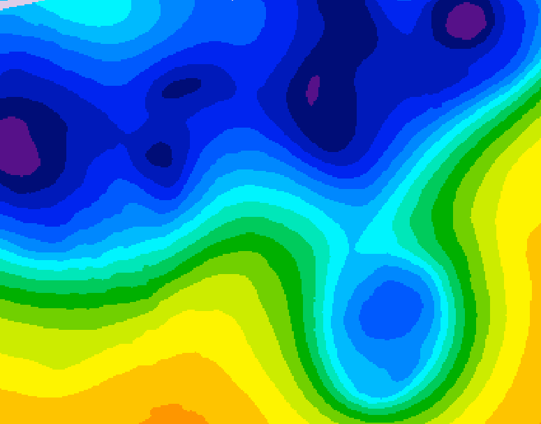 GDPS 500 millibar geopotential height 204 hour forecast chart for Canada based on 2026/03/14 1200Z data