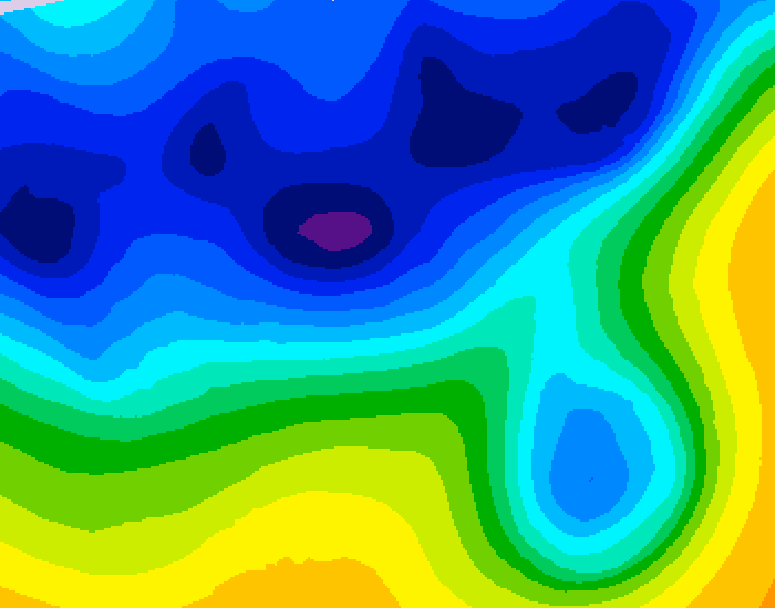 GDPS 500 millibar geopotential height 228 hour forecast chart for Canada based on 2026/03/14 1200Z data