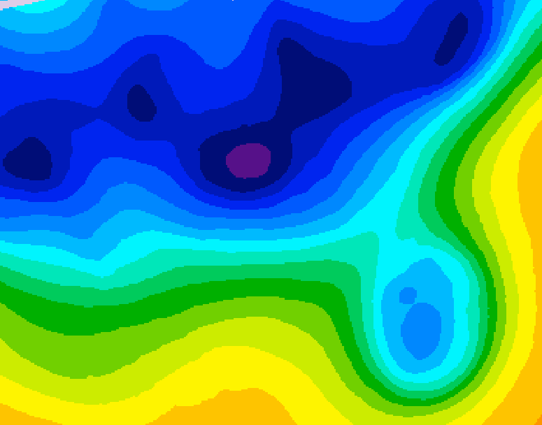 GDPS 500 millibar geopotential height 234 hour forecast chart for Canada based on 2026/03/14 1200Z data