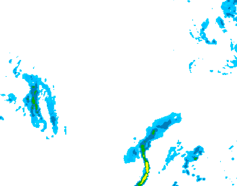 GDPS precipitation 054 hour forecast chart for Canada based on 2026/03/14 0000Z data