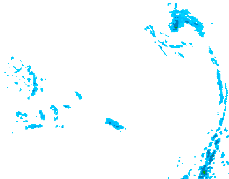 GDPS precipitation 120 hour forecast chart for Canada based on 2026/03/14 0000Z data
