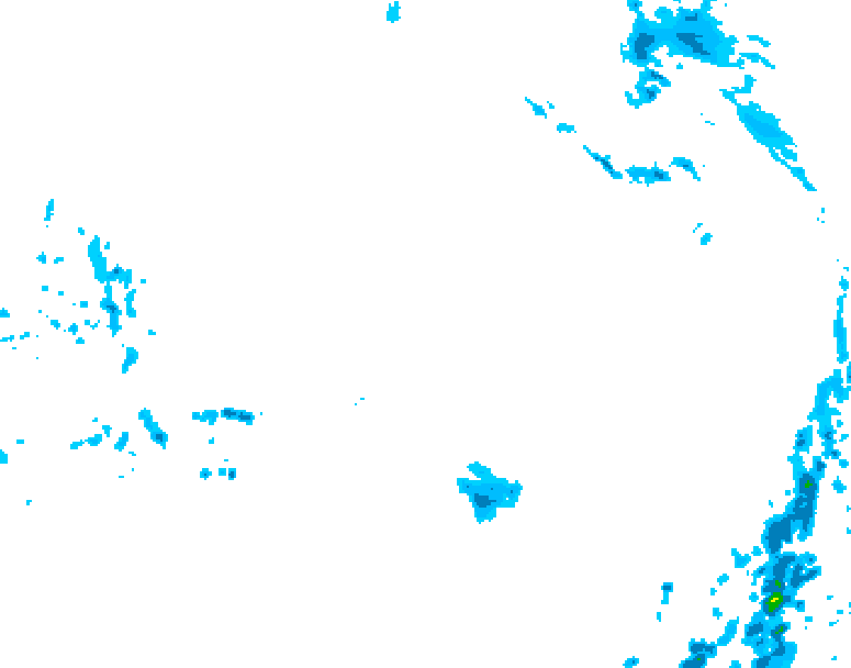 GDPS precipitation 126 hour forecast chart for Canada based on 2026/03/14 0000Z data