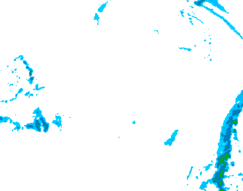 GDPS precipitation 138 hour forecast chart for Canada based on 2026/03/14 0000Z data