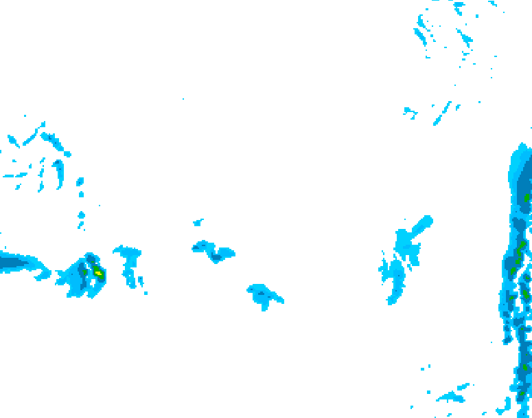 GDPS precipitation 162 hour forecast chart for Canada based on 2026/03/14 0000Z data