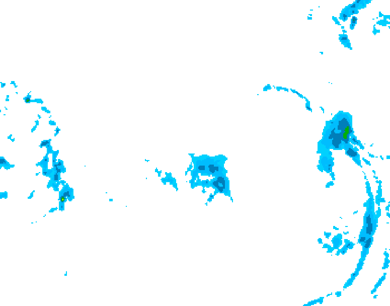 GDPS precipitation 228 hour forecast chart for Canada based on 2026/03/14 0000Z data