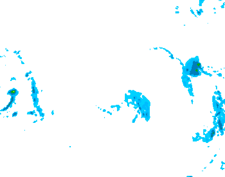 GDPS precipitation 234 hour forecast chart for Canada based on 2026/03/14 0000Z data