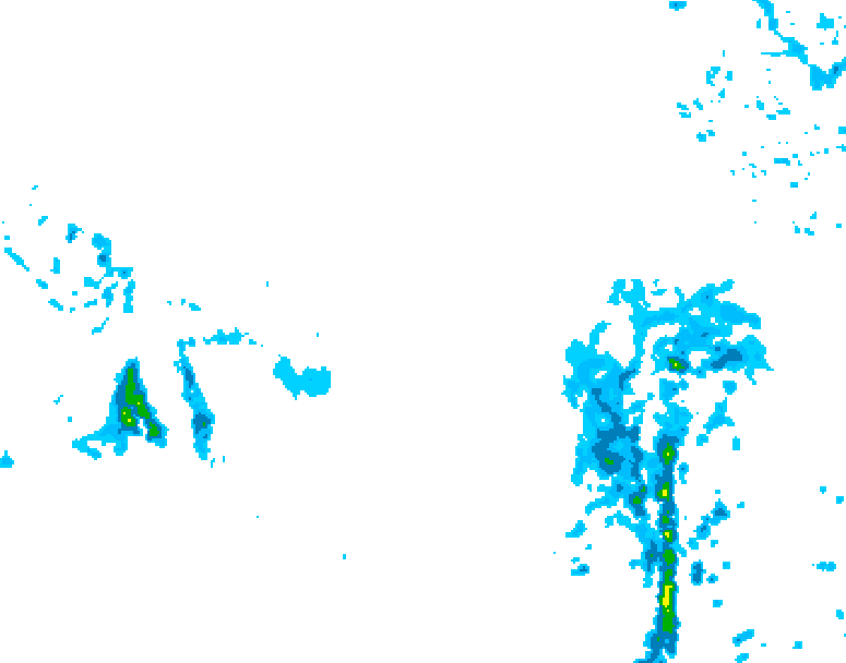 GDPS precipitation 066 hour forecast chart for Canada based on 2026/03/14 1200Z data