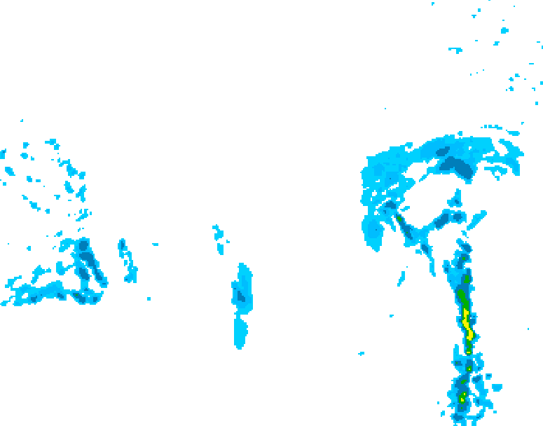 GDPS precipitation 078 hour forecast chart for Canada based on 2026/03/14 1200Z data