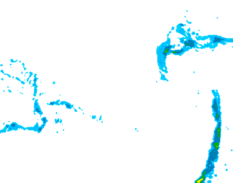 GDPS precipitation 096 hour forecast chart for Canada based on 2026/03/14 1200Z data