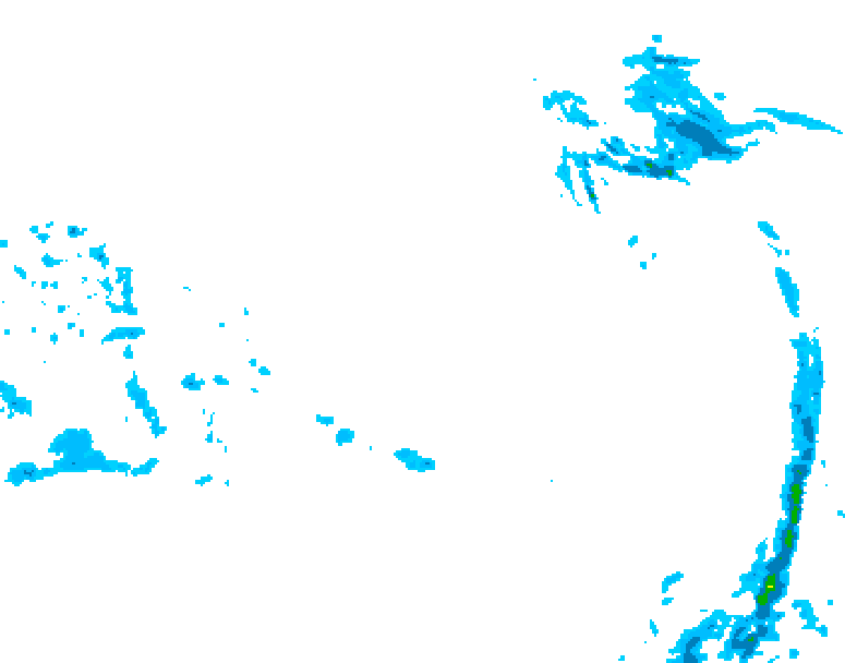 GDPS precipitation 102 hour forecast chart for Canada based on 2026/03/14 1200Z data