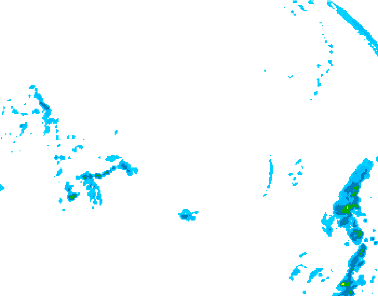 GDPS precipitation 132 hour forecast chart for Canada based on 2026/03/14 1200Z data