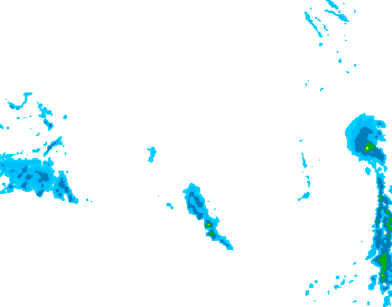 GDPS precipitation 150 hour forecast chart for Canada based on 2026/03/14 1200Z data
