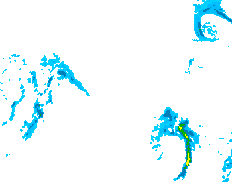 GDPS precipitation 186 hour forecast chart for Canada based on 2026/03/14 1200Z data