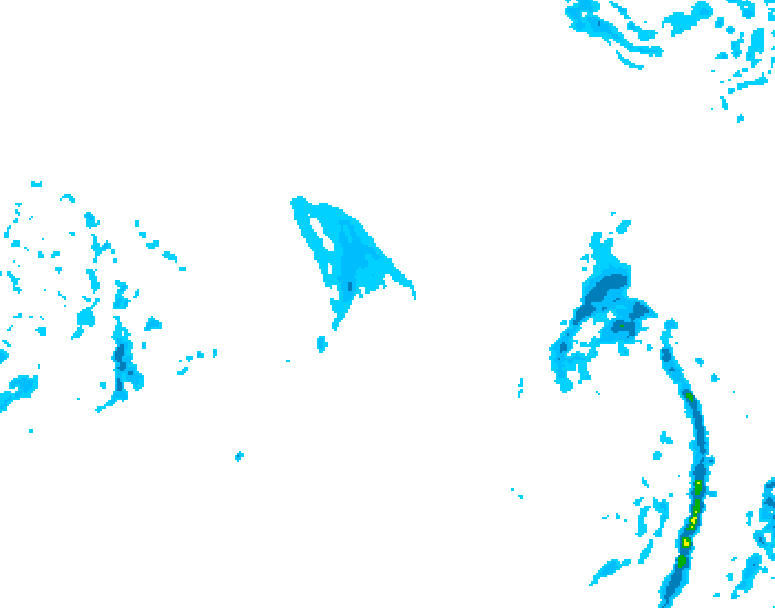 GDPS precipitation 210 hour forecast chart for Canada based on 2026/03/14 1200Z data