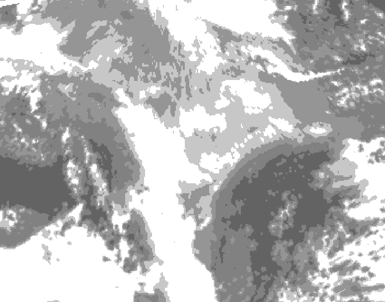 GDPS total cloud 066 hour forecast chart for Canada based on 2026/03/14 0000Z data