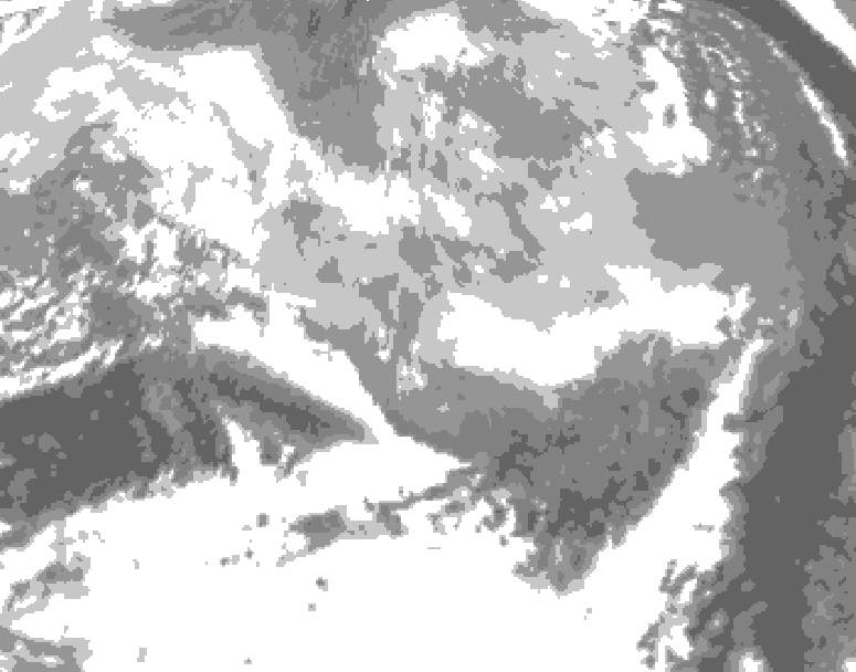 GDPS total cloud 144 hour forecast chart for Canada based on 2026/03/14 0000Z data