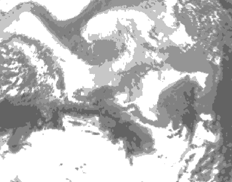 GDPS total cloud 168 hour forecast chart for Canada based on 2026/03/14 0000Z data