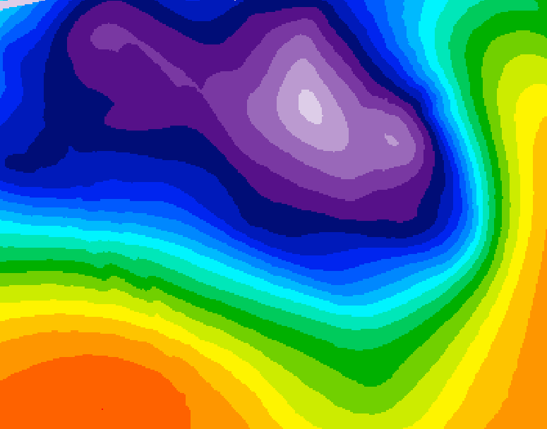 GDPS 500 millibar geopotential height 090 hour forecast chart for Canada based on 2026/03/15 0000Z data