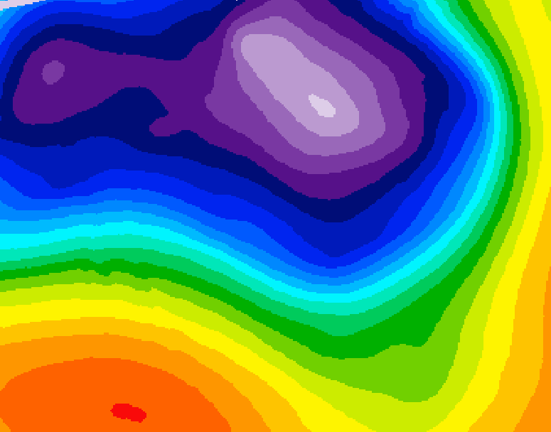 GDPS 500 millibar geopotential height 108 hour forecast chart for Canada based on 2026/03/15 0000Z data