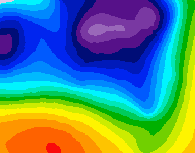 GDPS 500 millibar geopotential height 138 hour forecast chart for Canada based on 2026/03/15 0000Z data