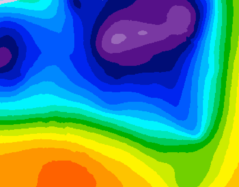 GDPS 500 millibar geopotential height 144 hour forecast chart for Canada based on 2026/03/15 0000Z data