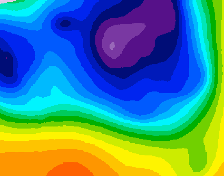 GDPS 500 millibar geopotential height 162 hour forecast chart for Canada based on 2026/03/15 0000Z data