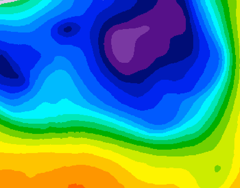 GDPS 500 millibar geopotential height 168 hour forecast chart for Canada based on 2026/03/15 0000Z data
