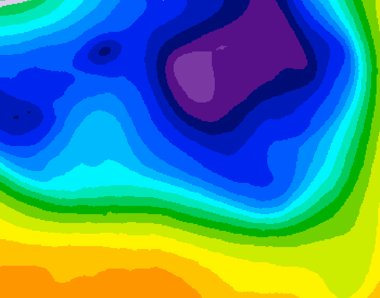 GDPS 500 millibar geopotential height 174 hour forecast chart for Canada based on 2026/03/15 0000Z data