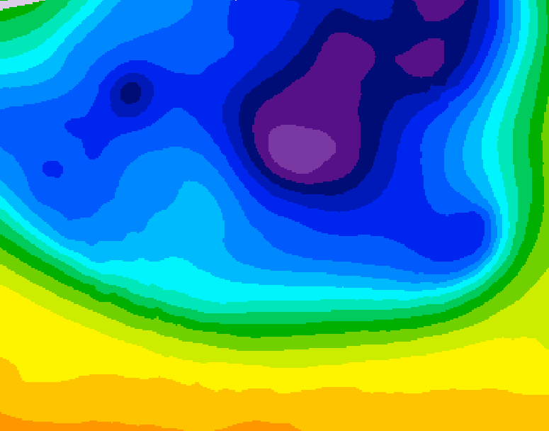 GDPS 500 millibar geopotential height 198 hour forecast chart for Canada based on 2026/03/15 0000Z data