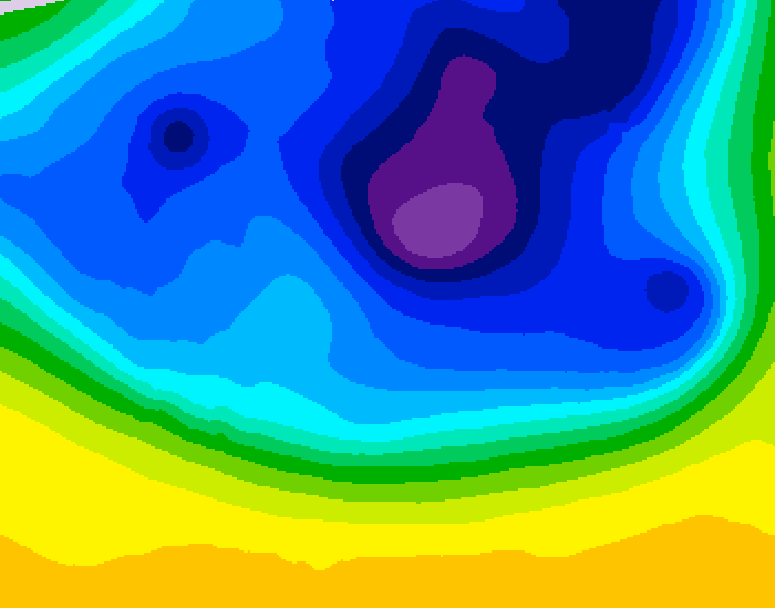 GDPS 500 millibar geopotential height 204 hour forecast chart for Canada based on 2026/03/15 0000Z data