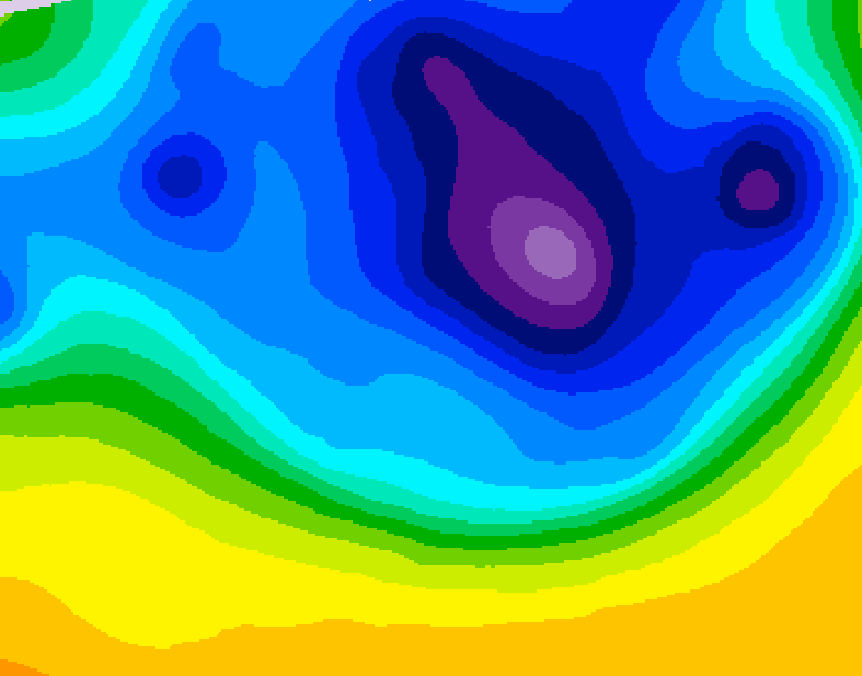 GDPS 500 millibar geopotential height 228 hour forecast chart for Canada based on 2026/03/15 0000Z data