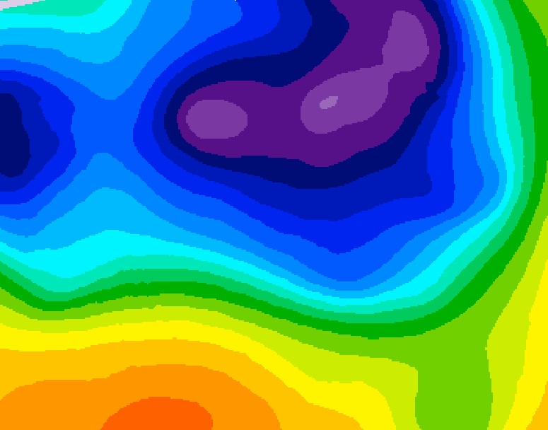 GDPS 500 millibar geopotential height 144 hour forecast chart for Canada based on 2026/03/15 1200Z data