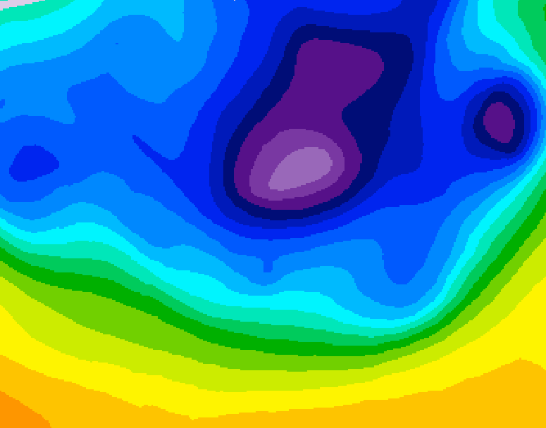GDPS 500 millibar geopotential height 204 hour forecast chart for Canada based on 2026/03/15 1200Z data