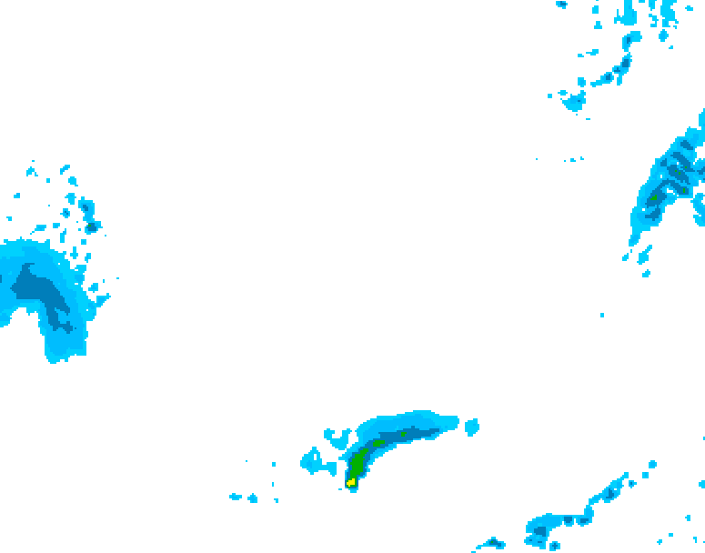 GDPS precipitation 012 hour forecast chart for Canada based on 2026/03/15 0000Z data