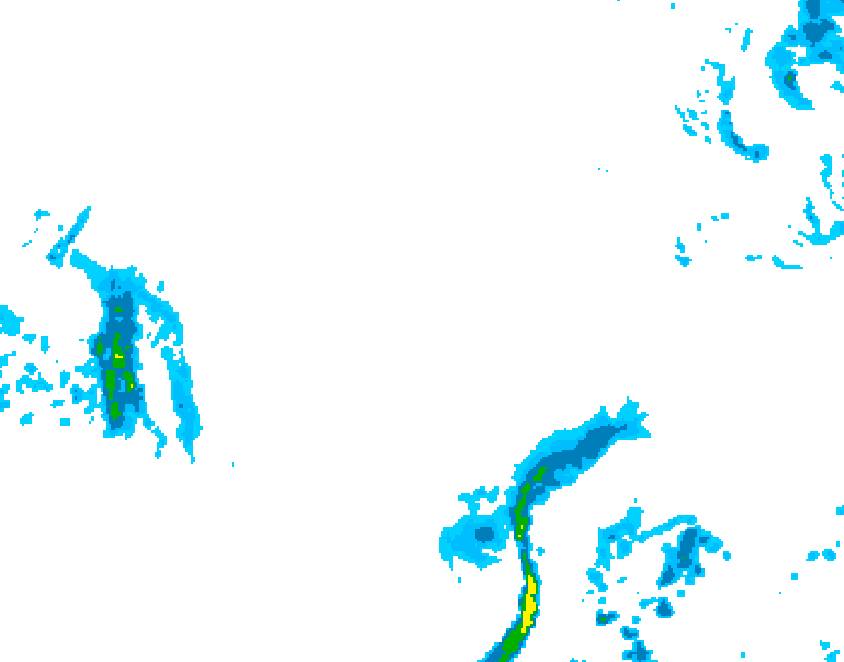 GDPS precipitation 030 hour forecast chart for Canada based on 2026/03/15 0000Z data