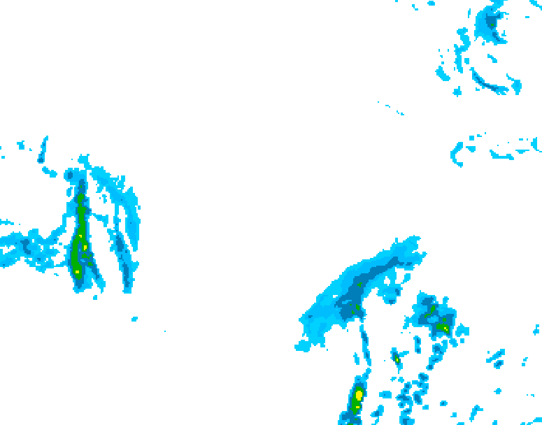 GDPS precipitation 036 hour forecast chart for Canada based on 2026/03/15 0000Z data