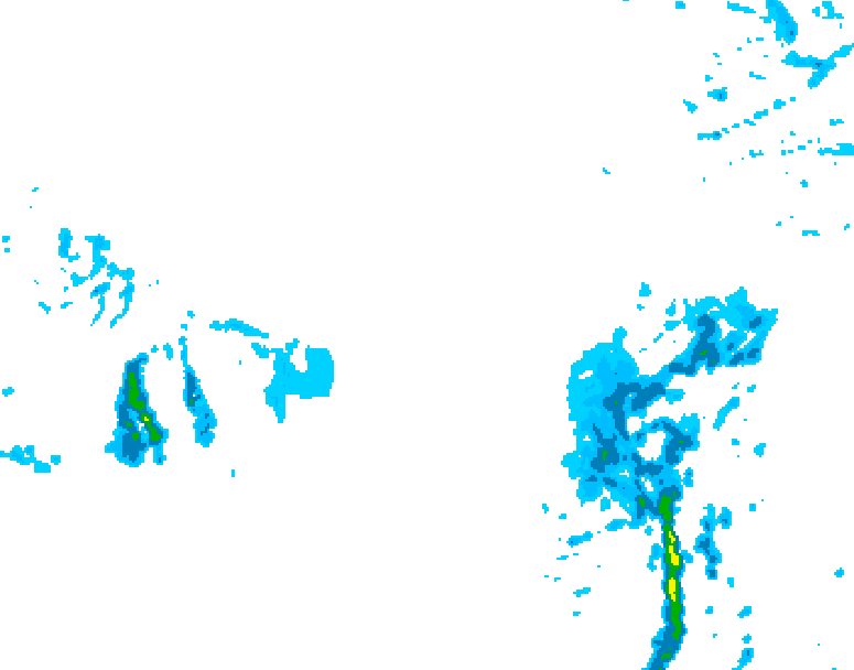 GDPS precipitation 054 hour forecast chart for Canada based on 2026/03/15 0000Z data