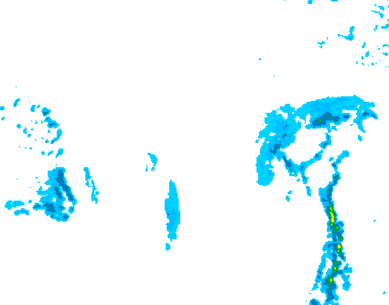 GDPS precipitation 066 hour forecast chart for Canada based on 2026/03/15 0000Z data